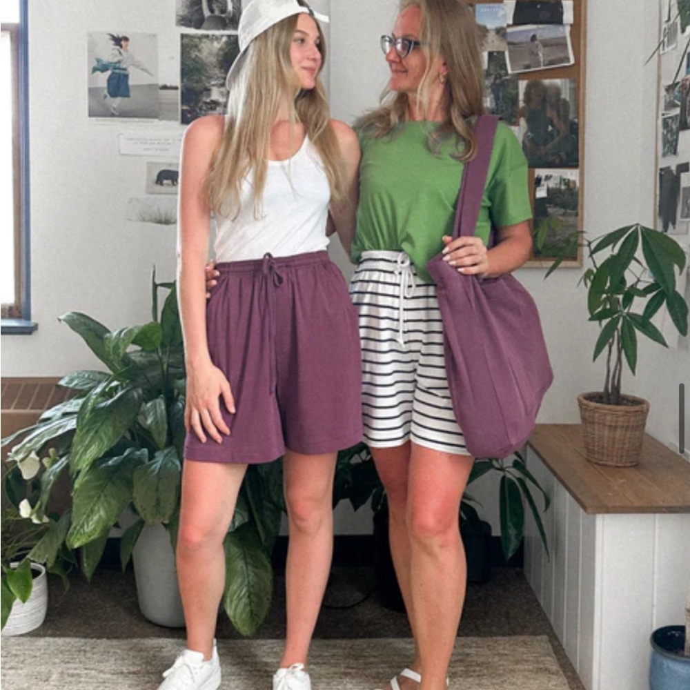 Ana and Zac Tennis Shorts Grape XS